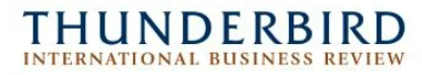 Thunderbird International Business Review